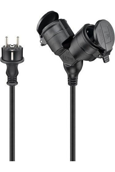 goobay Αδιάβροχο Καλώδιο Προέκτασης 3 x 1.5mm²/5m Μαύρο Κωδικός: 65434