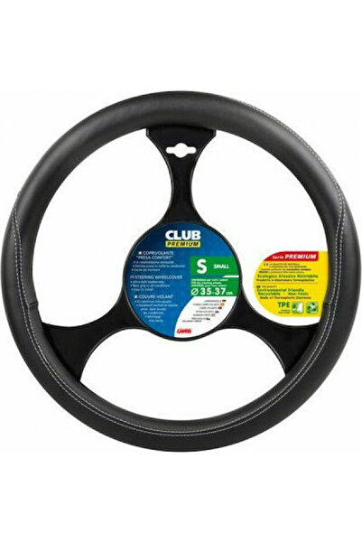 Lampa Car Steering Wheel Cover Club with Diameter 35-37cm Synthetic Black