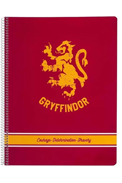 Harry Potter Σπιράλ τετράδιο ριγέ Α4 Γκρίφιντορ Μπορντό 1 τεμάχιο