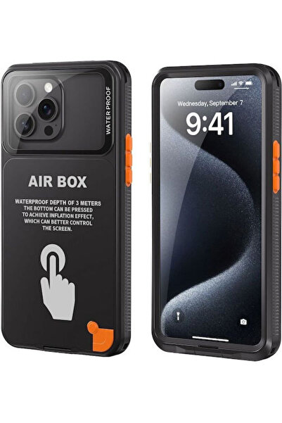 ShellBox Αδιάβροχη Θήκη Airbox 6.7 Καθολική Μαύρη OEM