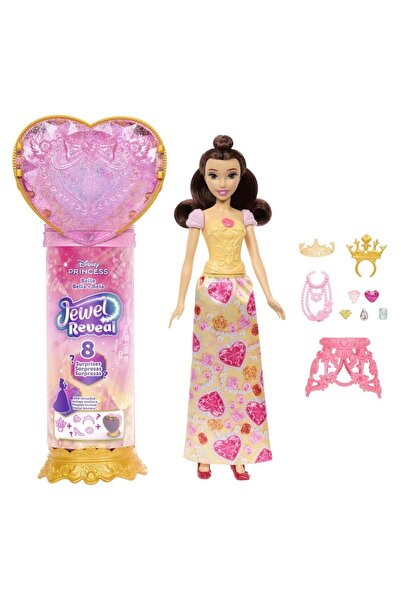 Disney Set de păpuși Prințesa Belle cu dezvăluirea bijuteriei