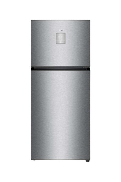 TCL Double Door Top Mount Refrigerator No Frost Fridge And Freezer With LED D...