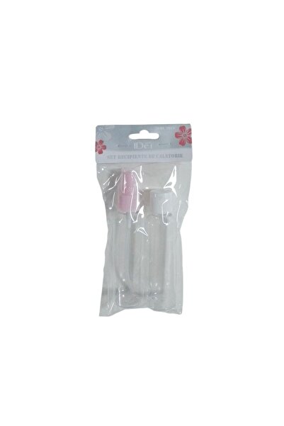 idei Set 2 recipiente transparente 70ml călătorie: recipient capac flip-top a...