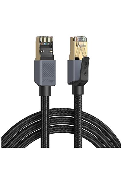 Ugreen Cablu Ethernet RJ45 la RJ45, Cat8 F/FTP, 5m, Negru