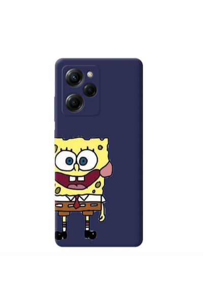 Other Xiaomi Poco X5 Pro Spong 2 Dark blue Colored Silicone TPU Θήκη