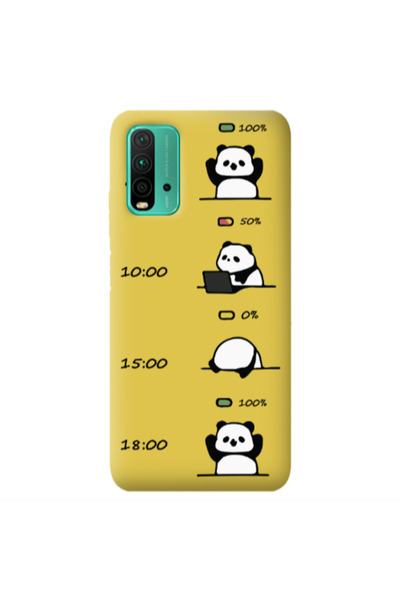 Other Xiaomi Poco M3 My situation at work Yellow Colored Silicone TPU Θήκη