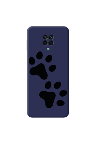 Other Xiaomi Redmi Note 9 Pro Paws Dark blue Colored Silicone TPU Θήκη
