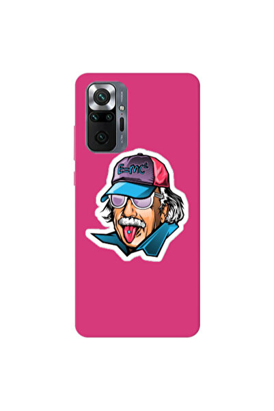 Other Xiaomi Redmi Note 10 Pro 4G Einstein Fuchsia Colored Silicone TPU Θήκη