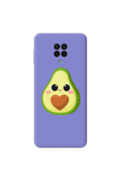 Other Xiaomi Redmi Note 9 Pro Baby avocado Purple Colored Silicone TPU Θήκη