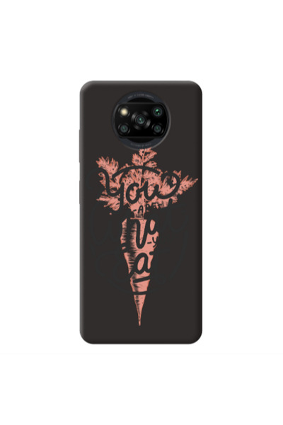 Other Xiaomi Poco X3 /X3 Pro You are What You Eat Black Colored Silicone TPU ...