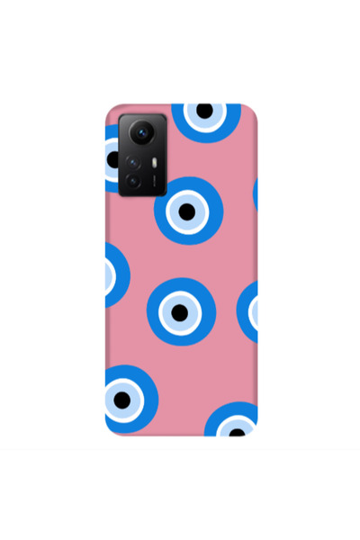 Other Xiaomi Redmi Note 12s Evil eyes beads Pink Colored Silicone TPU Θήκη