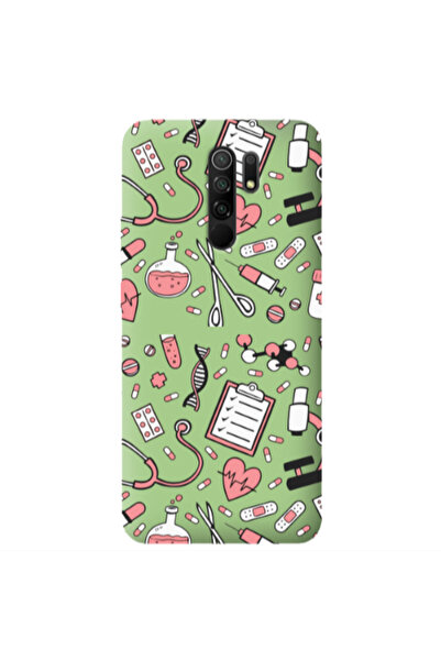 Other Xiaomi Redmi 9 Laboratory Light Green Colored Silicone TPU Θήκη