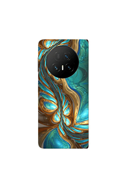 Other Honor Magic V5 Marble Blurry Transparent Silicone TPU Θήκη