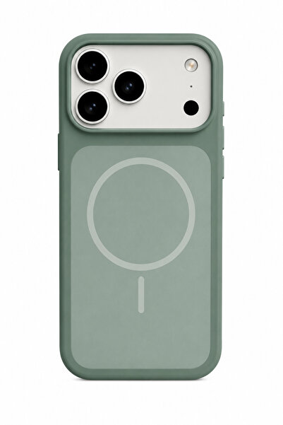 WANNA PROTECT Iphone 17 Pro Max Uyumlu MagSafe Çift Renkli Sıvı Silikon Kılıf...