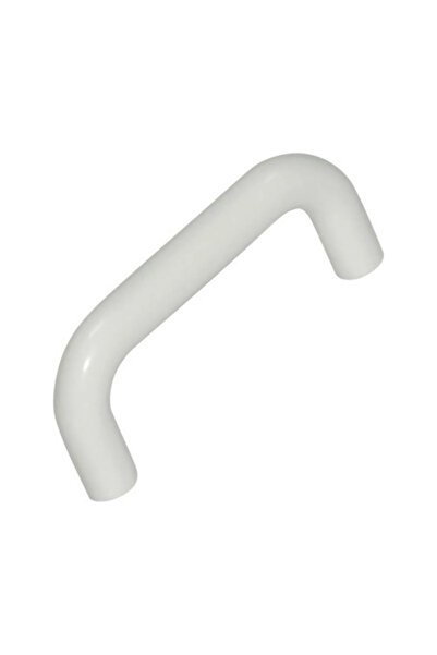 OEM Mâner pentru mobilă distanță perforații 64mm, plastic alb