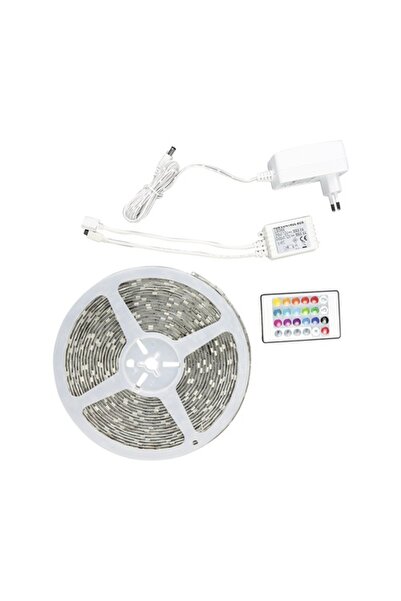 OEM LED strip 10m 24W, RGB light, incl. remote control & power supply