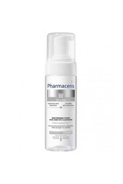 Pharmaceris W-1 Puri-Albucin I Brightening Cleansing Foam for Eyes and Face S...