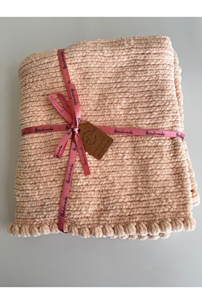 FLY LIFE Hand Knitted Velvet Baby Blanket