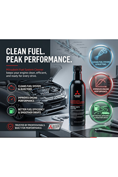 Mitsubishi Genuine High Quality Fuel System Cleaner for All Cars 200 ml