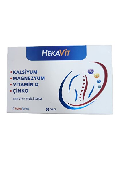 Heka HEKAVİT KALSİYUM MAGNEZYUM VİTAMİN D ÇİNKO