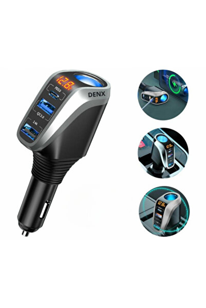 ACTEN DENX DX 139 Triple Port Car Charger