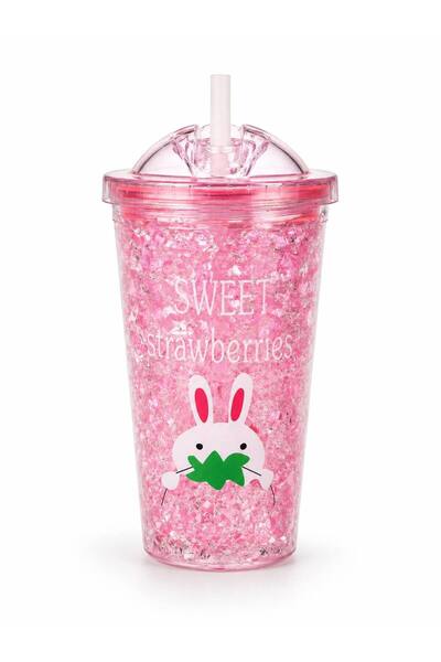 Rodi Sticlă de apă Plastic Roz 420 ml