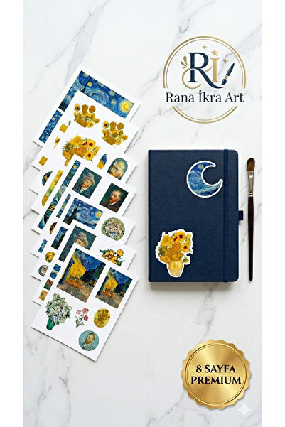 Rana İkra Art Set naljepnica na temu Van Goga (7 stranica)