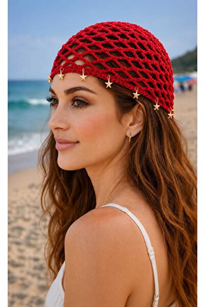 CiselToys Trend Beach Knitted Hair Accessory Net Bandana