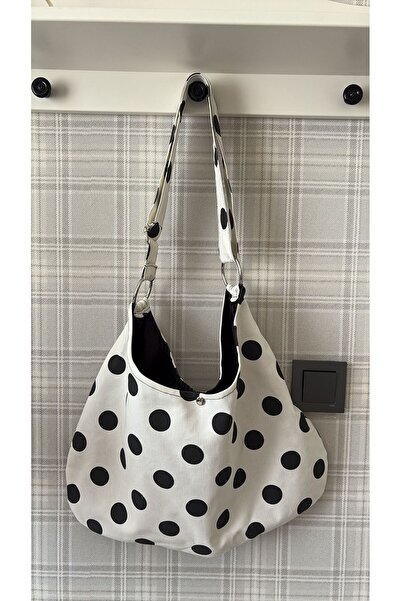 MUTE BAG Adjustable Handle Polka Bag Polka Dot Bag / Polka Dot Shoulder Bag (...