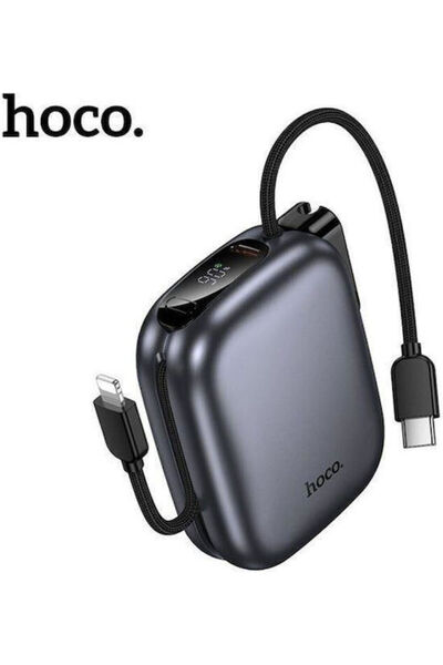 hoco. Hoco Q49 Power Bank 10000mAh με θύρα USB-C Γκρι