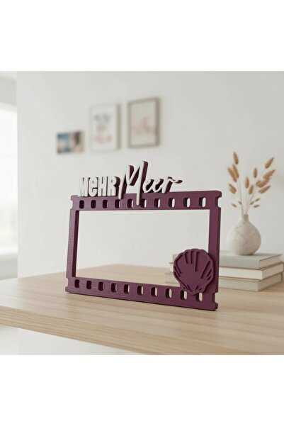 OEM Rama Decorativă Filmstrip cu Tematică Marină, Fabricată 3D - Purple red c...