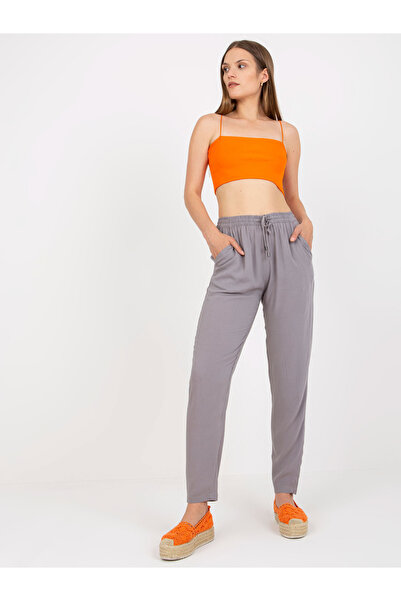 Factory Price Pantaloni Dama Gri