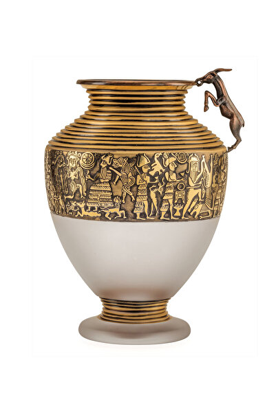 Paşabahçe Sealed Vase, Stylish Decorative Vase