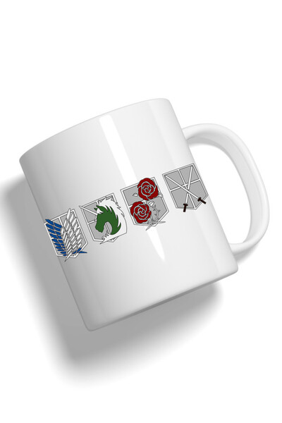 Generic Fashion World Mug Printed with High-quality Anime Attack on Titan