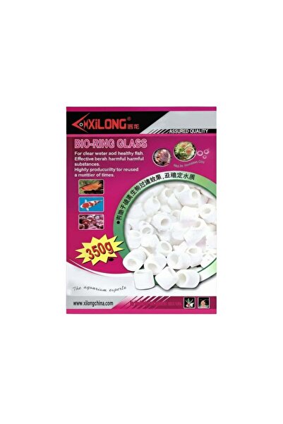 Xilong Aquarium Filter Media Ceramic Discs 350g Bio-Ring Glass