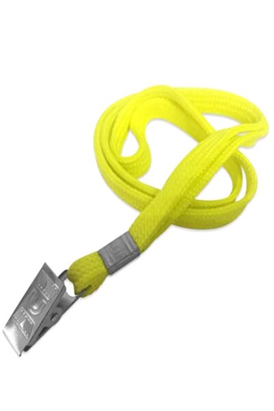 SARFF Name Tag Lanyard with Clip Yellow - 10 Pieces