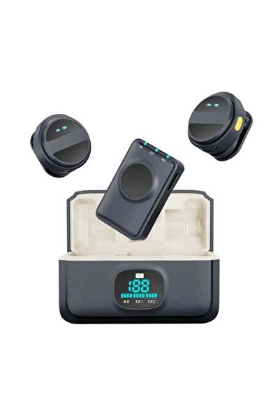 ELTRAZONE SX21 Magnetic Lavalier Clip Wireless Microphone – Dual Mic System