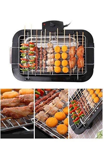 ELTRAZONE Smokeless Indoor/Outdoor Electric Grill Portable Tabletop Grill Kit...