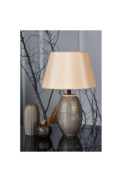 Adore Veioză TM169 Table Lamp, Maro, 30x30x46 cm