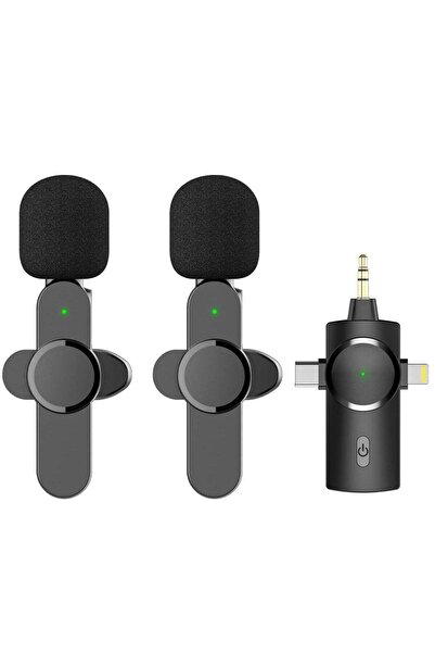 ELTRAZONE Dual Wireless Lavalier Lapel Microphone for iPhone, Android, Camera...