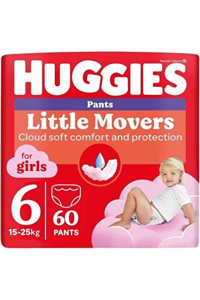 Huggies Παντελόνια Πυγμαχίας για Κορίτσια Little Movers