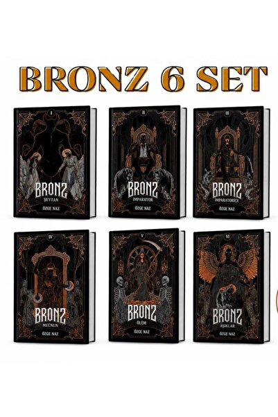Ephesus Yayınları Bronz serisi 6 kitaplık set ciltli /Bronz Şeytan Bronz İmpa...