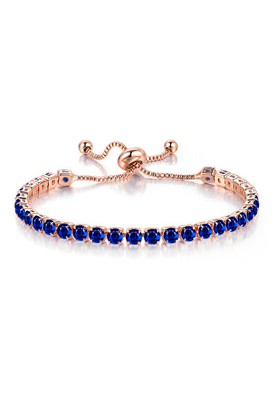 GlaMLo Accessories Brățară tenis reglabilă, cu pietre zirconiu