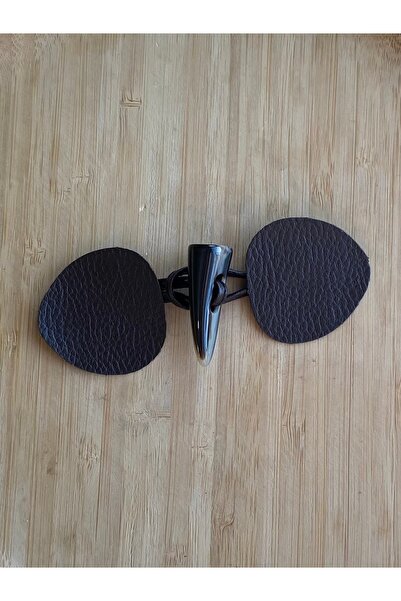 Lorin hobi Leather Button Set 2 Pieces Dark Brown