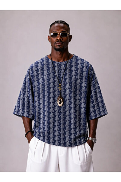 FıttingRoom Oversize Bohemian Patterned Tshirt