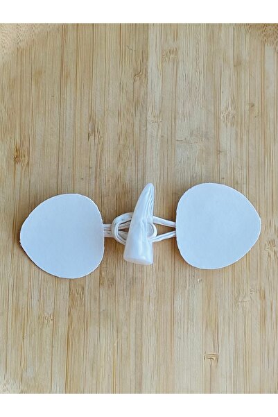 Lorin hobi Leather Button Set for Leather Belt 2 Pieces White