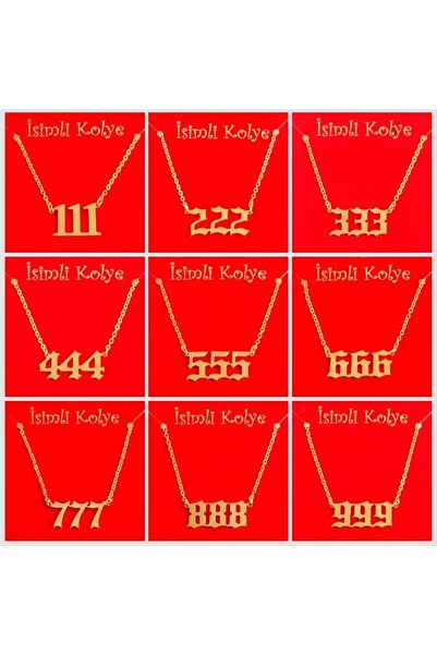 ZERO LAND Shophnrl Auspicious Numbers Pendant Necklace-All (213722) Number Sets