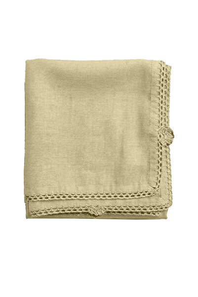 SDD Premium Bawal Hijab with Delicate Crochet Details