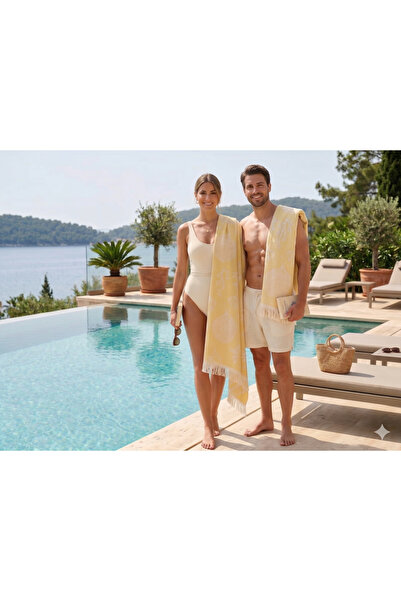 NOE-SOFT HOME Bath Towel,Peştemal,Pareo,Beach Towel-Girls/Boys-Jacquard-Doubl...