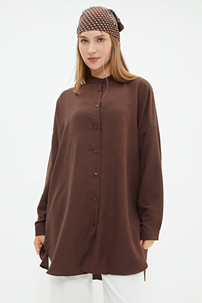 Fulla Moda Fullamodest Basic High Collar Shirt
